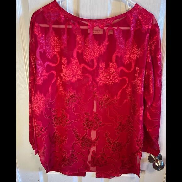 Vintage Victoria’s Secret red sleep top sz S - Picture 1 of 8